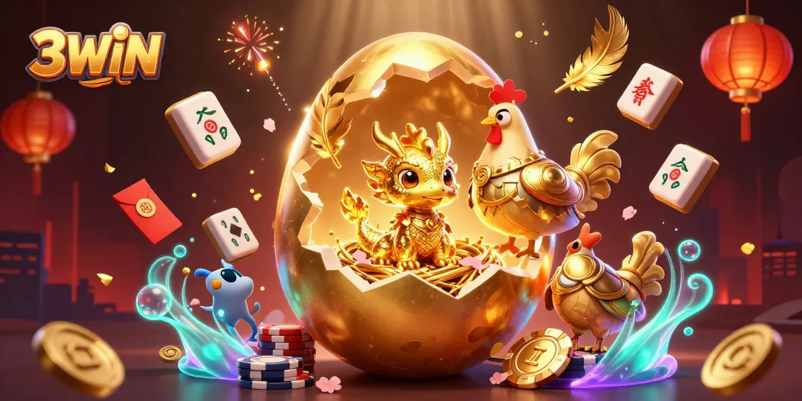 Play and explore 3WIN's immersive casino world with captivating golden dragon symbolism and stunning visuals.