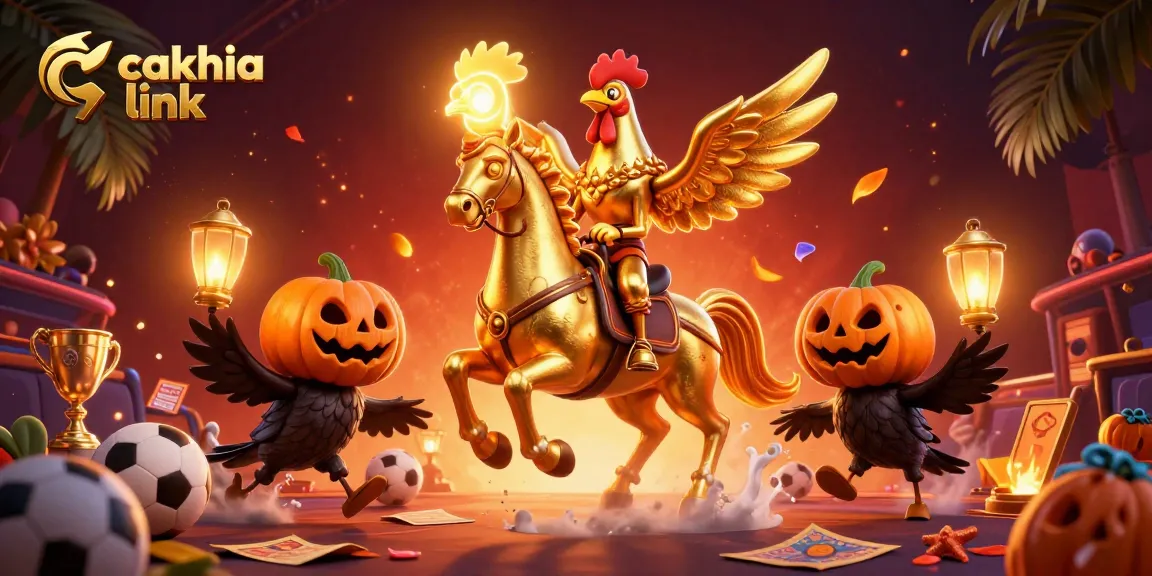 Experience the thrill of betting with cakhia link surrounded by engaging casino elements in a vibrant scene.