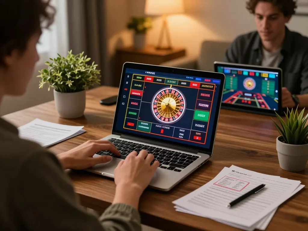 Engaging in live casino gaming on a laptop at home, mm88br offers a unique betting experience.