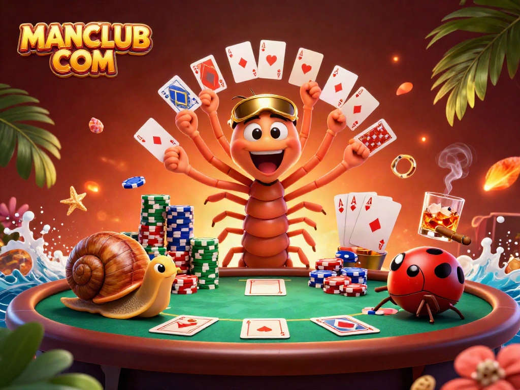Engage in thrilling gameplay at MANCLUB COM with vibrant characters and dynamic poker elements.