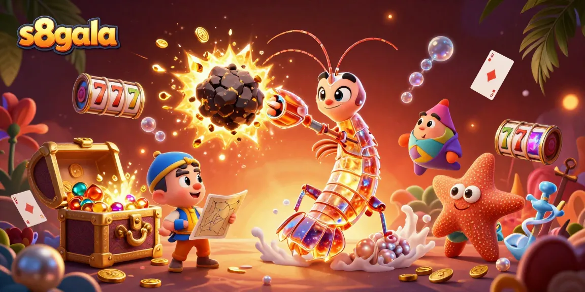 S8gala: Experience the thrilling visuals of a galactic samurai in a vibrant online casino setting.