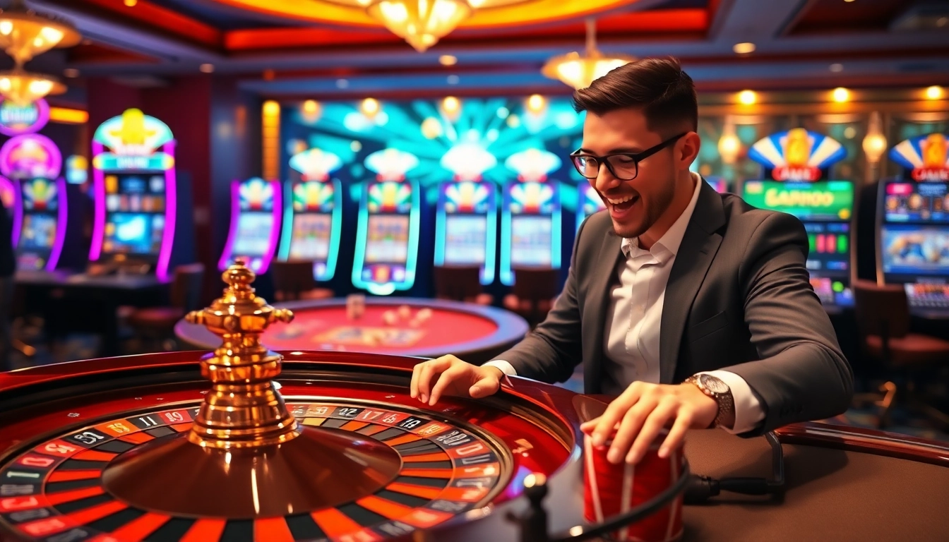 Experience the thrill of gameplay at https://9win1.online/ with vibrant casino tables and winning actions.