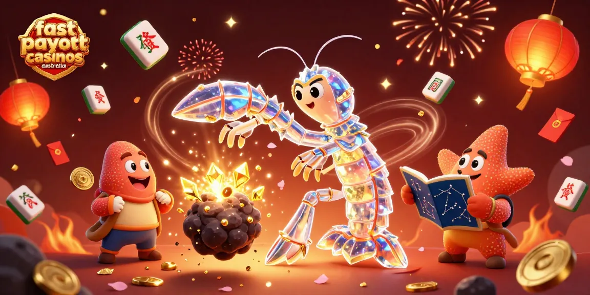 Experience fast payout casinos Australia with stunning 3D action of vibrant casino elements.