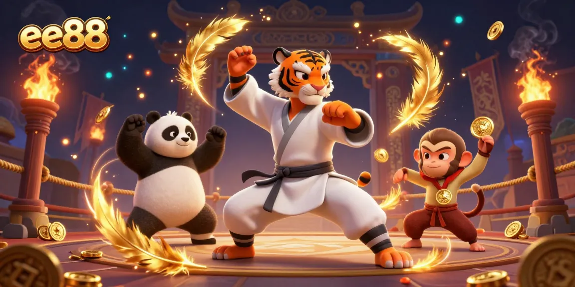 Engage with ee88's thrilling online casino scene featuring vibrant characters and dynamic elements.